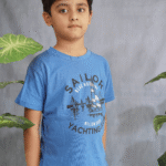 Kids' Blue Sailing Graphic T-Shirt