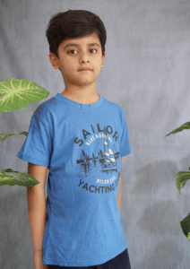 Kids' Blue Sailing Graphic T-Shirt