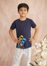 Kids' Racing Cars Navy T-Shirt