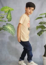 Kids' Khaki "Rules the Hill" Bike T-Shirt - Image 3