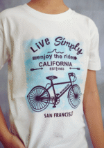 Live Simply" California Kids' T-Shirt - Image 6