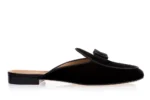 VELVET BLACK BELGIAN MULE - Image 4