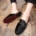 Black JORDAAN HORSEBIT MULE - Image 4