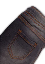 Boys' Faded Black Denim Shorts - Image 3